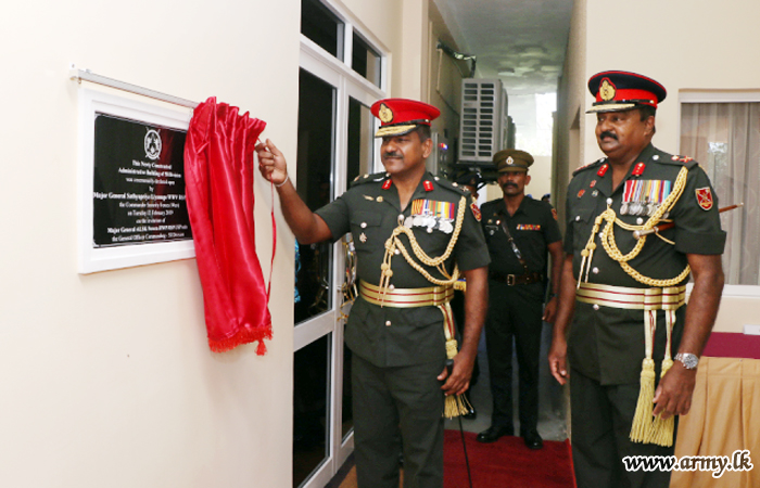 58 Division's New Conference Hall Vested in All Ranks