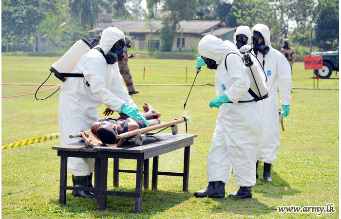 14 CBRN Regiment of SLE Stages Demonstration for WHO Course Attendees