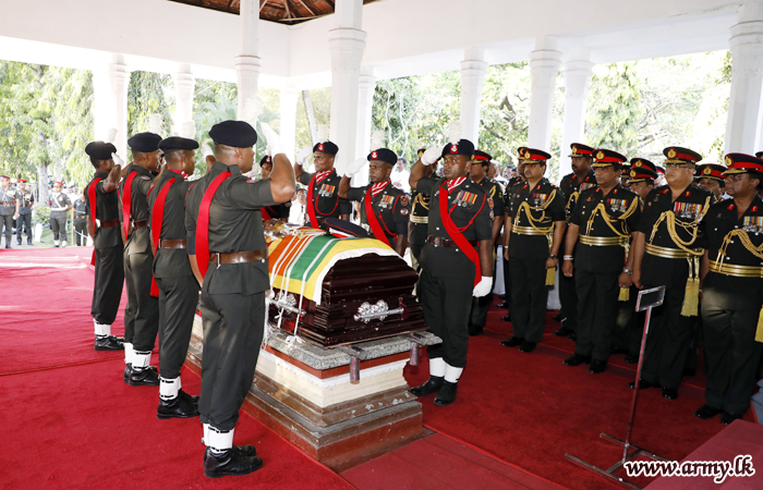 Military Honours Salute Late War Hero, Brig Embowa (Retd) 