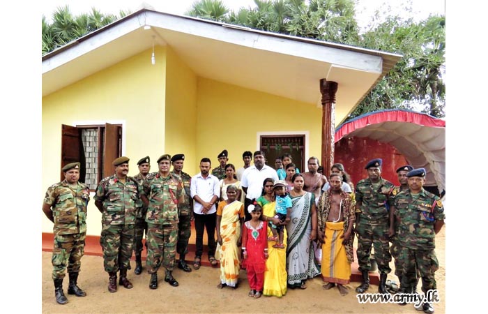 One More Army-Built New Home Vested in Jayapuram Family  
