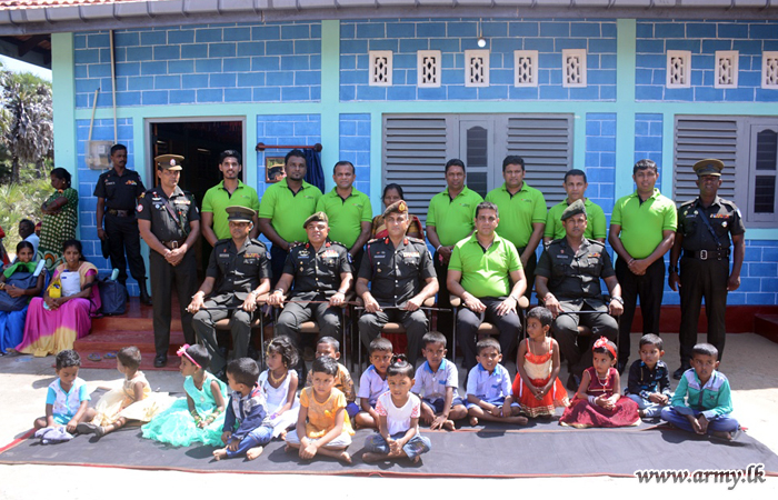'MAS Leisure Line' Joins with the Army for Renovation of Two Pre-schools in Mullaittivu