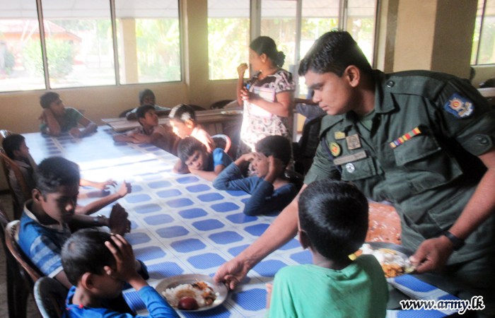 68 Division Troops Serve Meals to the Deaf & Blind 