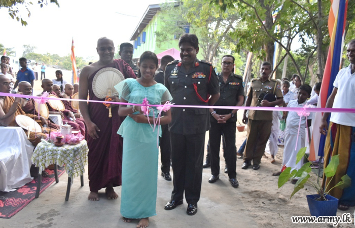 Troops Constructed Road Patch Opened at Buddangala