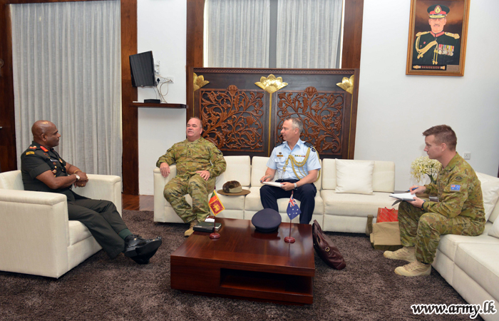 Australian Dy Commander Joint Operations Calls at Army Headquarters