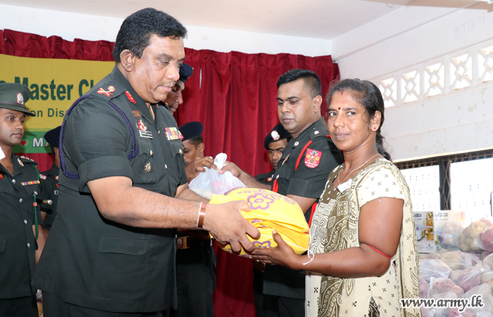 385 More Jaffna Families with Army Initiative Get More Relief Packs, Each worth Thousands