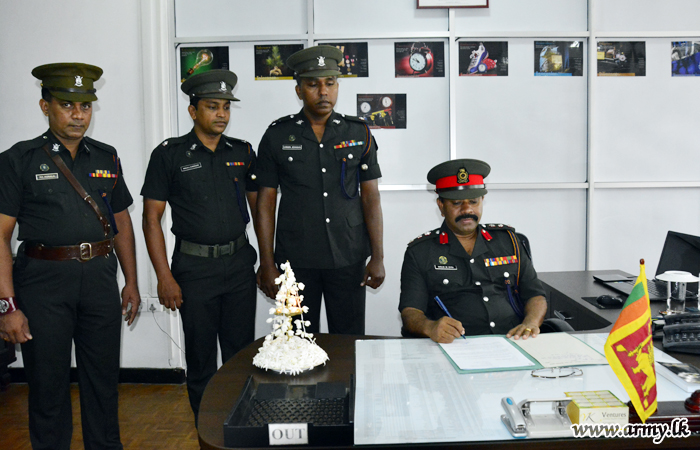 කර්නල් එම්.සී. ද සොයිසා නව අභ්‍යන්තර විගණන අධ්‍යක්‍ෂ දූරයේ වැඩ භාරගනී