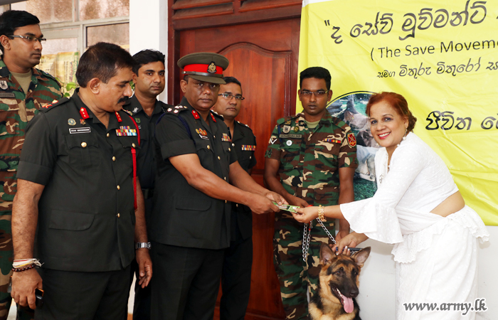 Considering Emergency Needs, Lady Gifts Her Pet Dogs for Explosive Detection Training