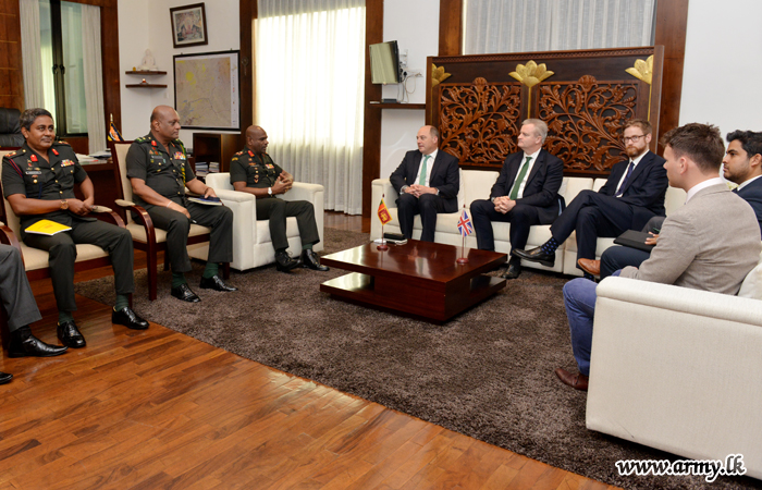 British Minister of State for Security & Economic Crime Meets Commander at Army HQ