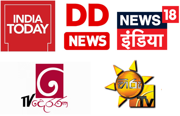 'India Today', 'News 18 India', 'DD News' & Local 'Derana', 'Hiru TV', Rupawahini & 'Sirasa TV' Interviews Feature Commander of the Army