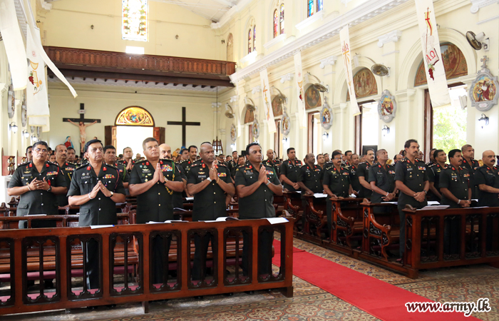 Army Holds Special Memorial Service for Easter Sunday Victims