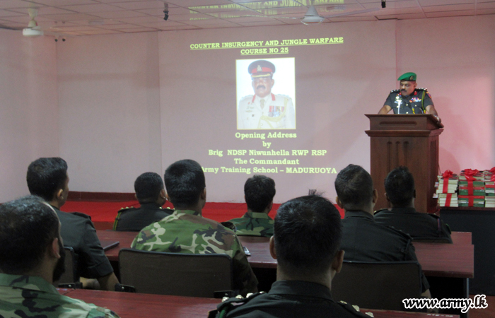 Counter Insurgency Jungle Warfare Officer Course No 25 at ATS Begins