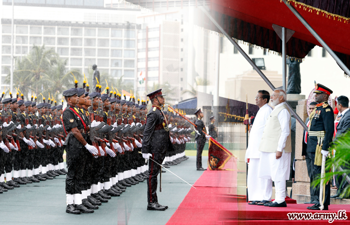 VIR Troops Extend Honours to Visiting Indian PM