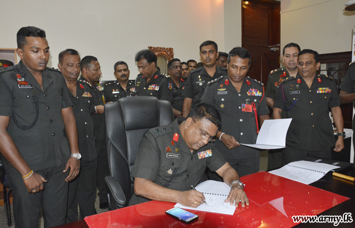 புதிய இராணுவ  பொது நிர்வாக பிரதானி நியமிப்பு