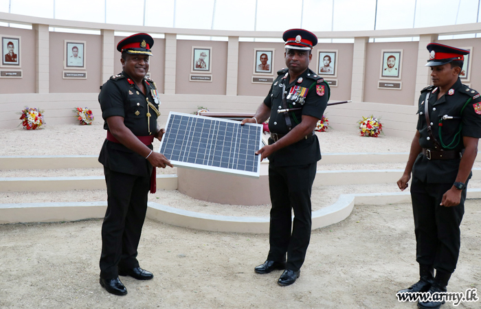 Old Royalists Donate Solar Power System to Arali Point Memorial