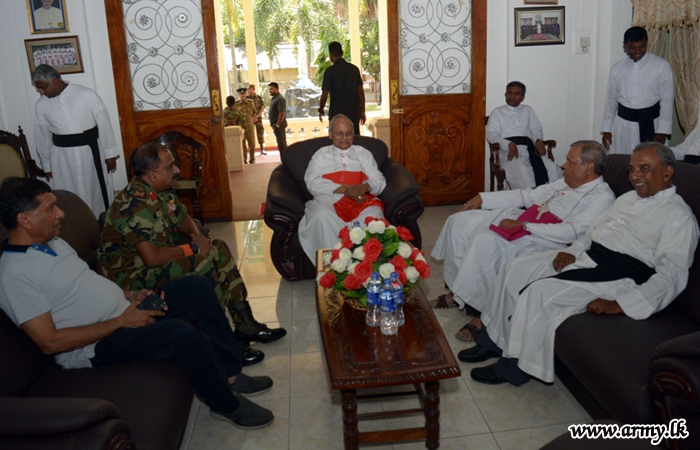 Cardinal Meets Bomb Blast Victims in Batticaloa Zion Church