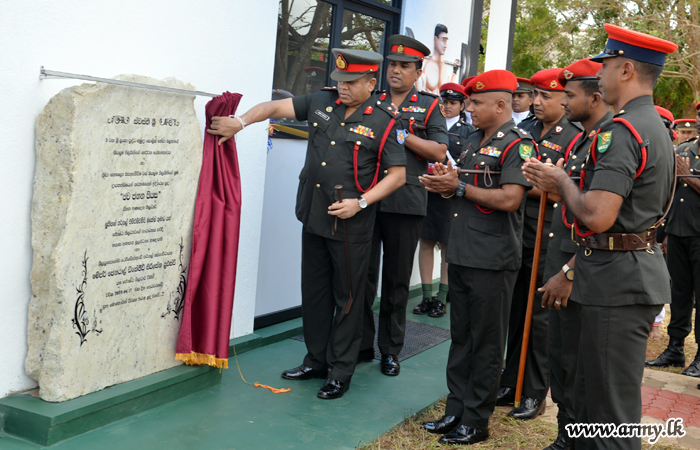 3 SLCMP Troops Get New Gymnasium & Badminton Court