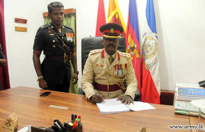 New Officiating 663 Infantry Brigade Commander Assumes Duties