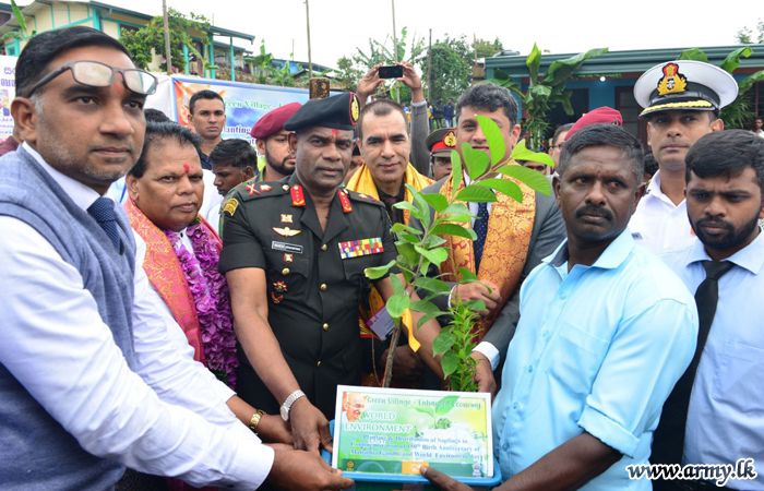 Commander Invited to Inauguration of Tree-Planting in Central Hills on 150th Birth Anniversary of Mahatma Gandhi