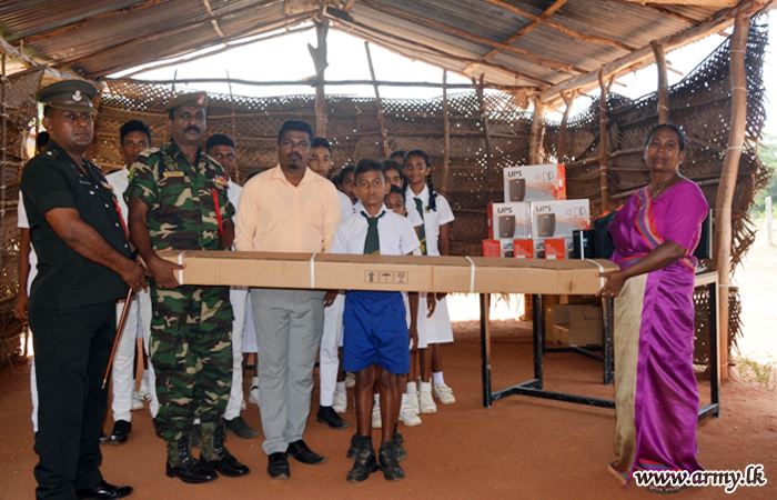 Wanni Troops Get IT Needs at Paranagama Vidyalaya