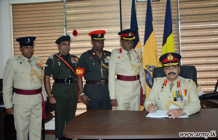56 වන සේනාංකයේ නව සේනාංකාධිපති රාජකාරි අරඹයි