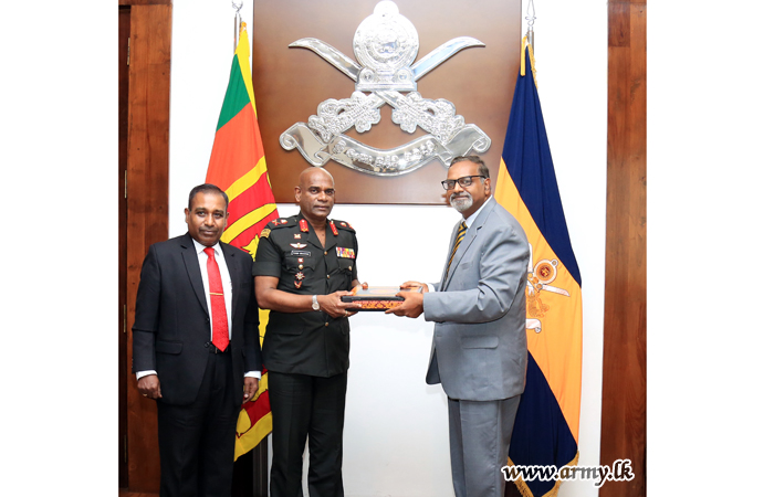 Commander Receives Maiden Copy of 