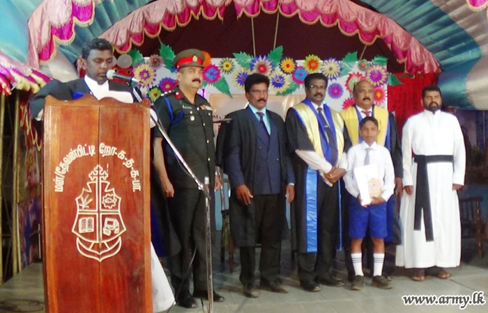 Commanders Invited for Prize-Giving Ceremony of Thewanpiddy School