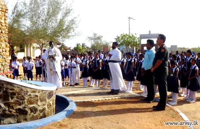 Troops-Built Catholic Shrine Consecrated in Thewanpiddy