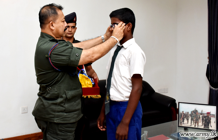 Needy Student Given Spectacles on Request