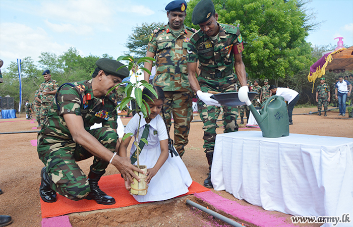 වන්නී ආරක්‍ෂක සේනා මූලස්ථානය තවත් පැල 500 ක් රෝපණය කිරිම සඳහා දායක වේ