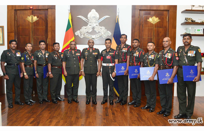 09 More Retiring RSMs Receive Appreciative Certificates from the Army Chief