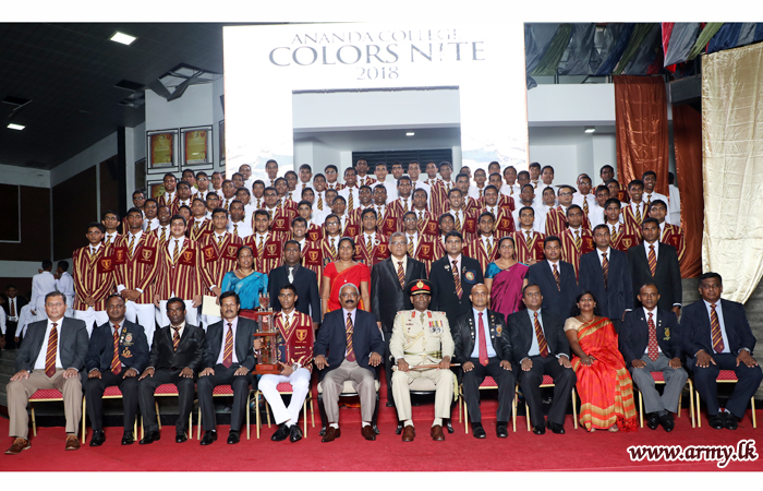 Inviting to the ‘Colours Night’ Commander Honoured by His Alma-Mater