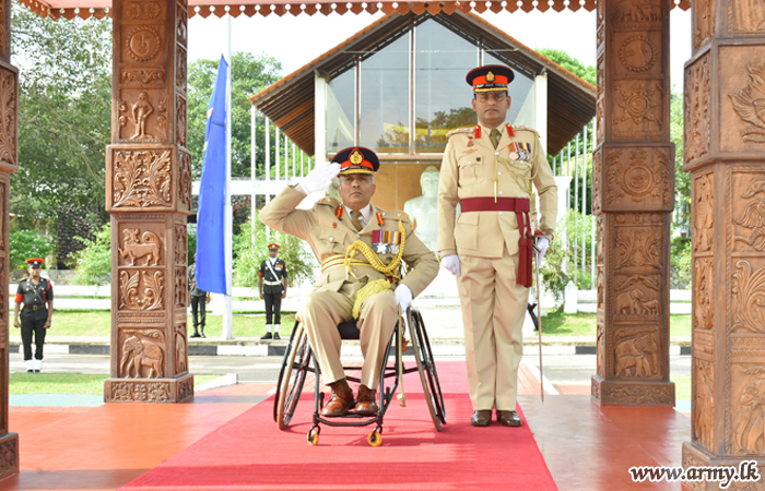 Major General J.R Ampemohotti Honoured in His Regimental HQ