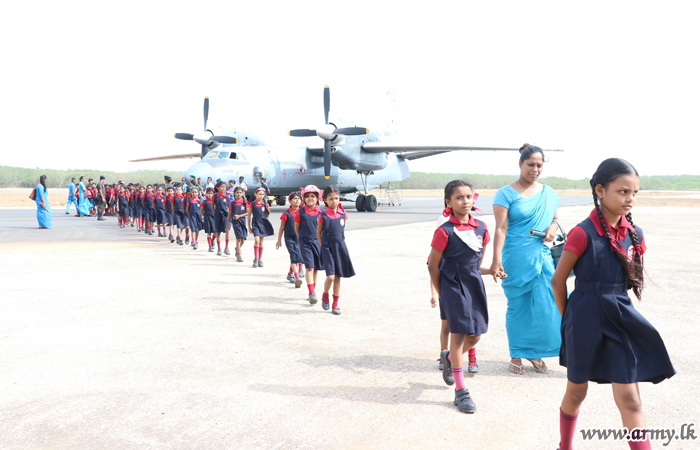 More Jaffna Students Facilitated to Watch Airport Operations