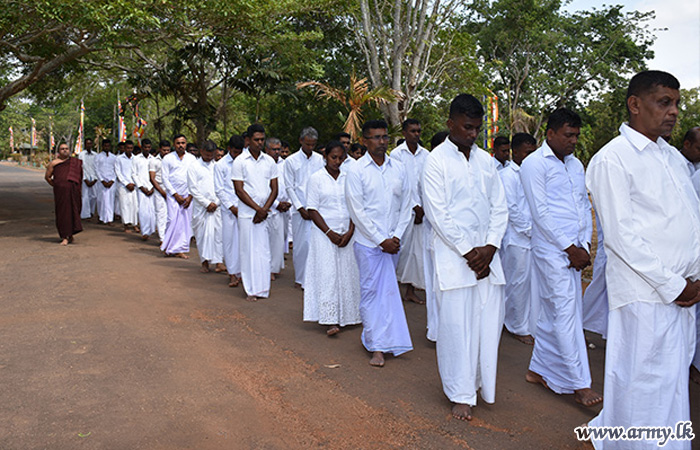 வன்னி படையினர்களுக்காக ஒழுங்கு செய்யப்பட்ட தியான நிகழ்வு