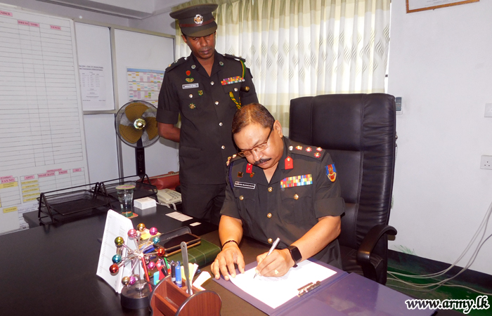 31 ஆவது இராணுவ பதவிநிலை கடமைகள் பணிப்பாளரின் பதவியேற்பு நிகழ்வு 