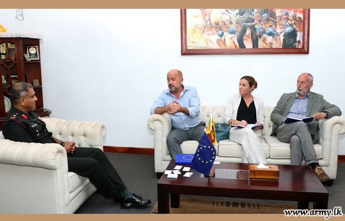 European Union Delegation Meets Jaffna Commander