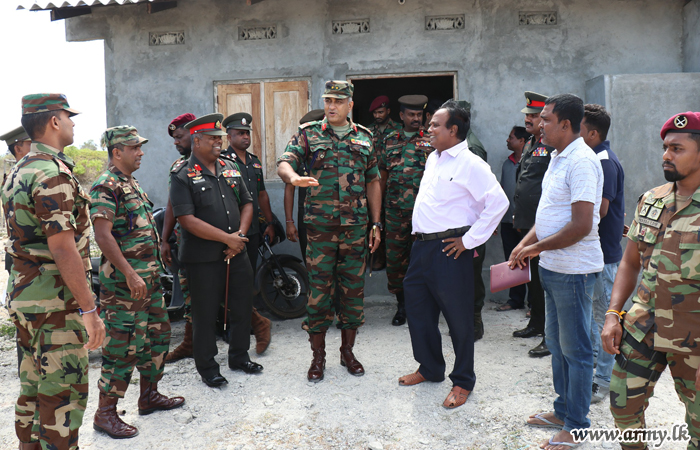 ඉදිකරමින් පවතින නිවාස ව්‍යාපෘතියේ ප්‍රගති සමාලෝචනයක් 