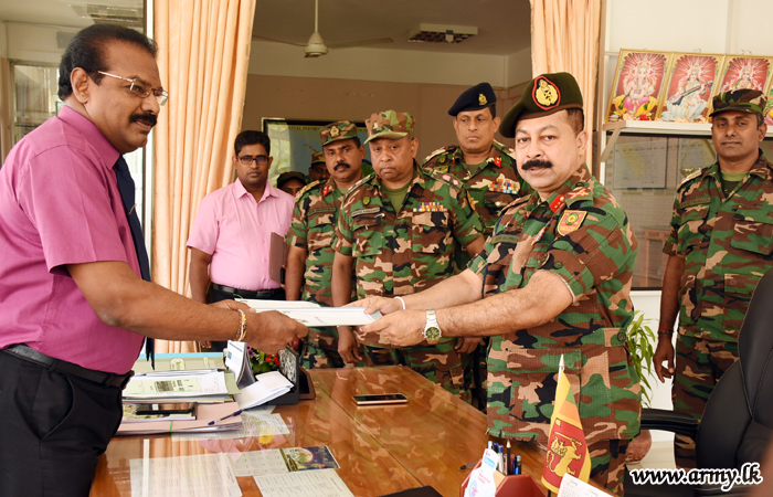 23.5 More Acres Used by the Army Released to Kilinochchi District Secretariat