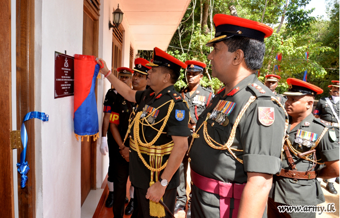 Colonel Commandant of SLCMP Visits Mullaittivu to Open Officers' Accommodation