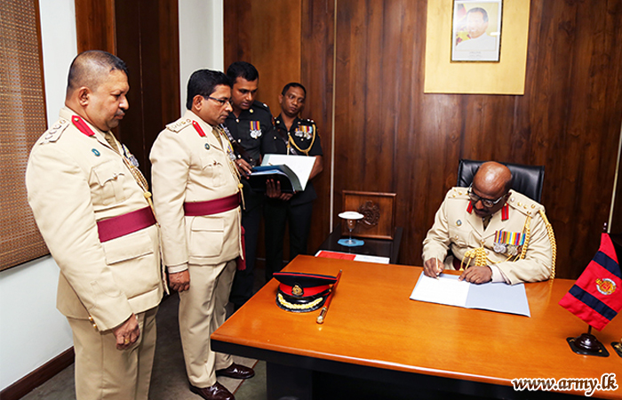 புதிய பொறியியல் சேவைப் படையணியின் படைத் தளபதி பதவியேற்பு