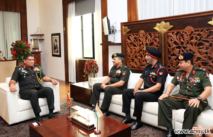 India’s NDC Delegates Meet Commander at AHQ