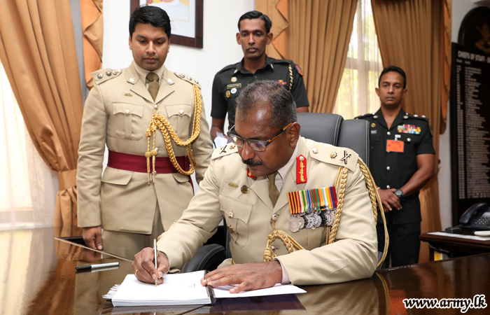 New Chief of Staff, Major General Liyanage Assumes Office