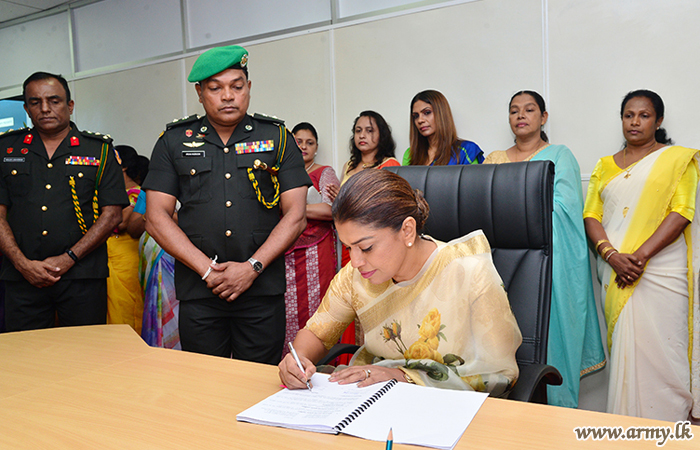 New Army Seva Vanitha President Assumes Office