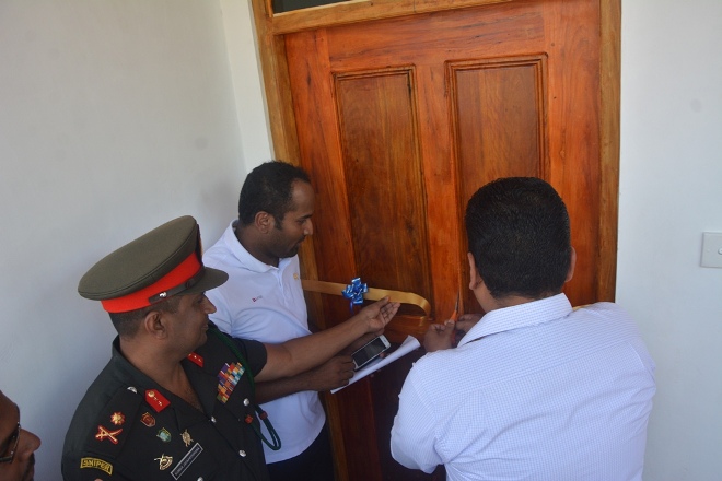 Wanni Troops-Built One More New House Given to the Beneficiary