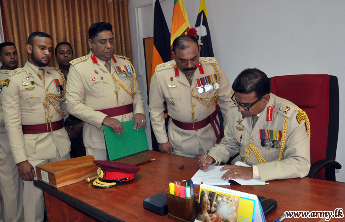 New 57 Division GOC Assumes Office