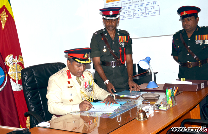New 622 Infantry Brigade Commander, Colonel Wijayarathna Assumes Office