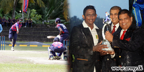 Army Inter Regiment Cricket Finals Commends Lieutenant Ajantha Mendis