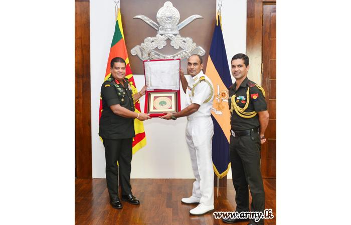 Indian High Commission's Defence Adviser Pays Courtesy Call