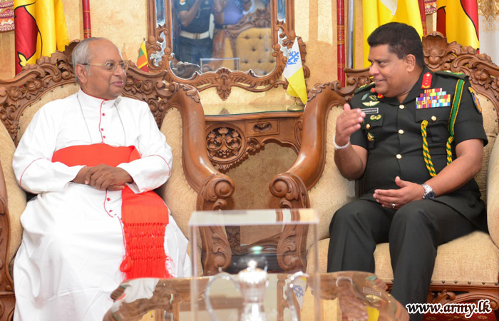 Archbishop of Colombo Blesses New Commander of the Army