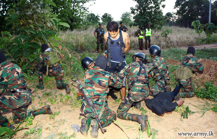 நீர்க்காக கூட்டுப்பயிற்சி நடவடிக்கையின்போது கிழக்கு பயங்கரவாத தலைவர் கைதுசெய்யப்படல்